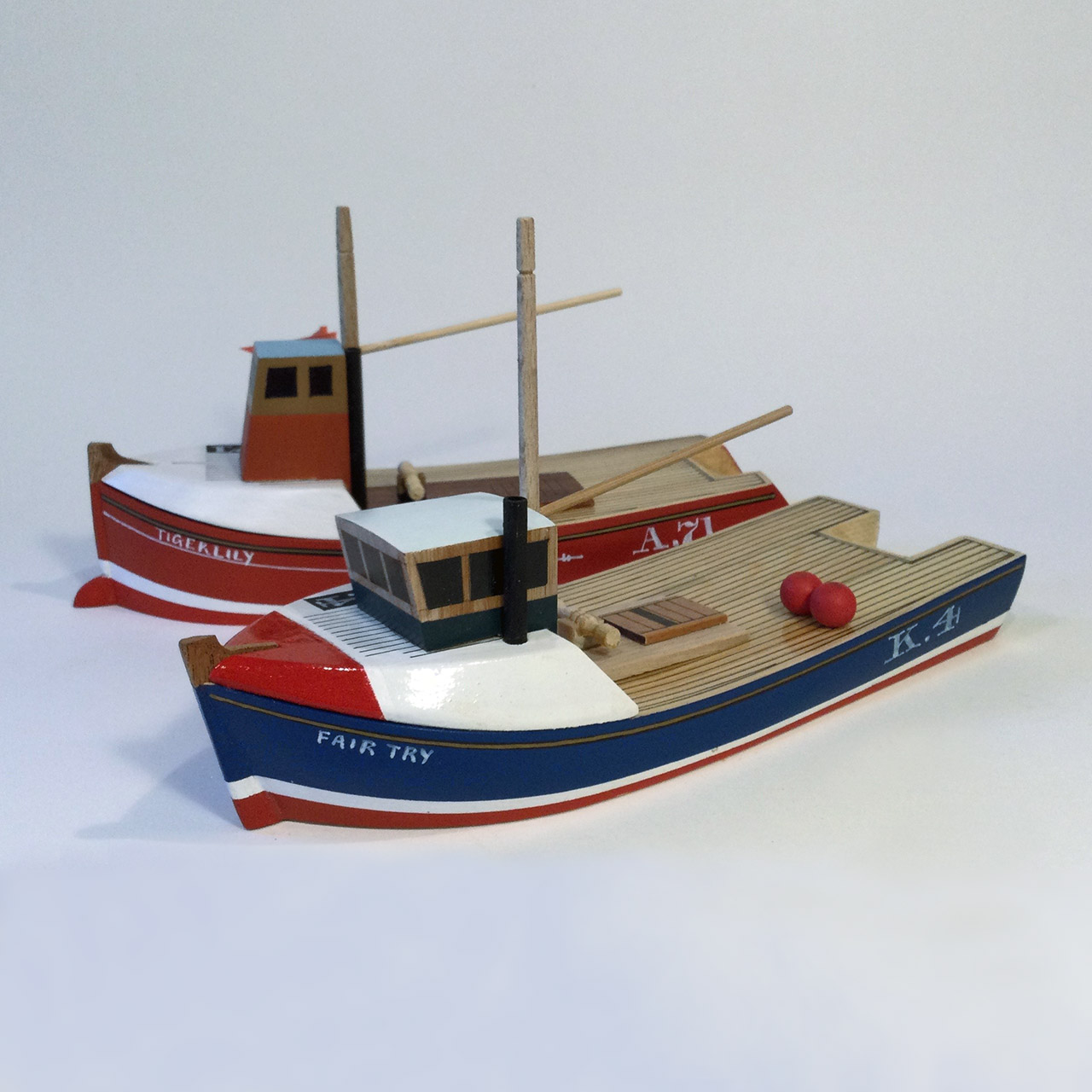 Modern inshore creel boat, circa 1990